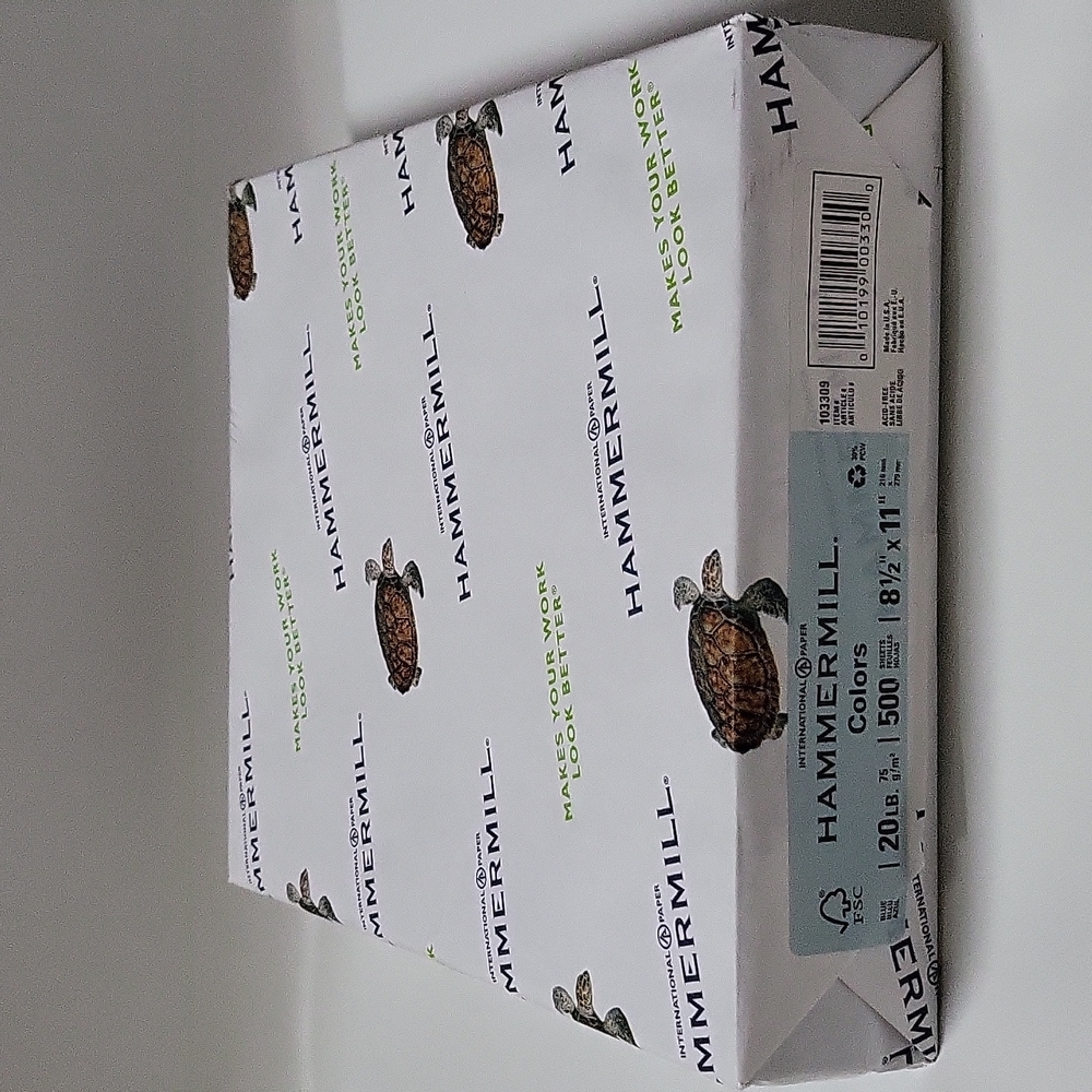 Hammermill Blue Copy Paper Letter Size 500 Sheets